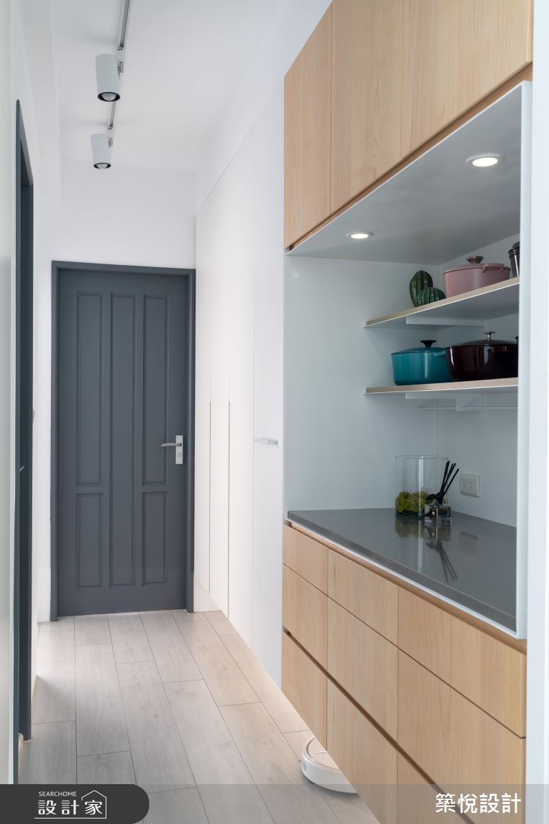 22坪新成屋(5年以下)＿北歐風走廊案例圖片＿築悅空間設計＿築悅_09之16
