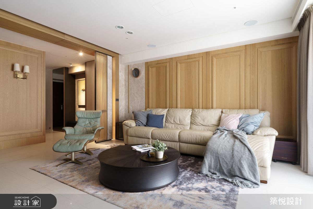 40坪新成屋(5年以下)＿混搭風客廳案例圖片＿築悅空間設計＿築悅_10之9