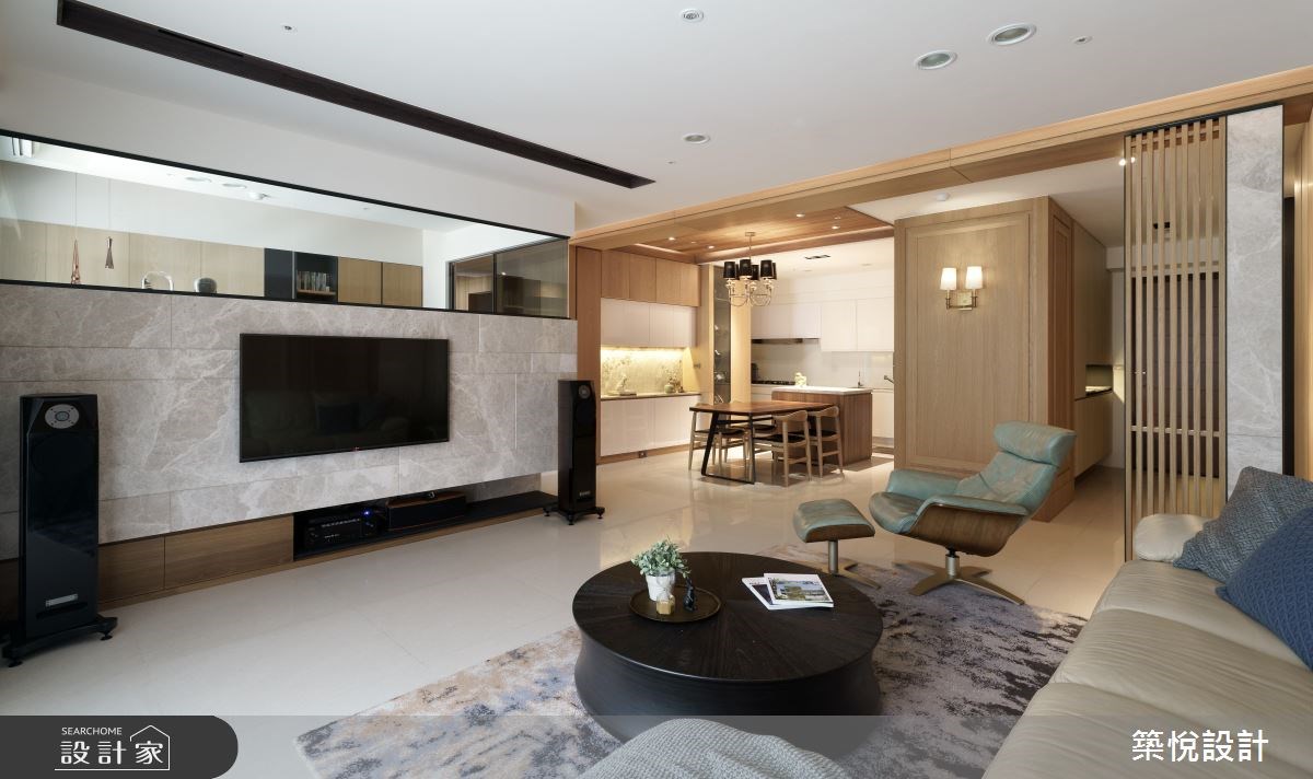 40坪新成屋(5年以下)＿混搭風客廳案例圖片＿築悅空間設計＿築悅_10之10