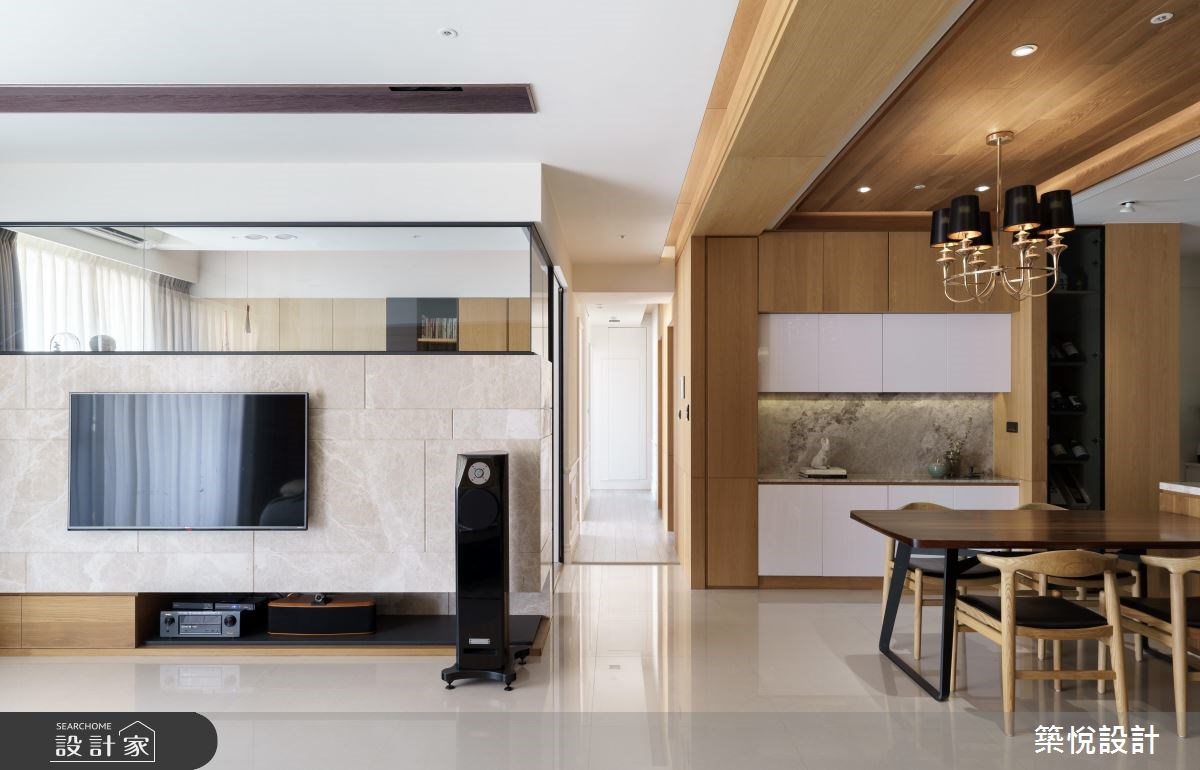 40坪新成屋(5年以下)＿混搭風客廳餐廳案例圖片＿築悅空間設計＿築悅_10之11