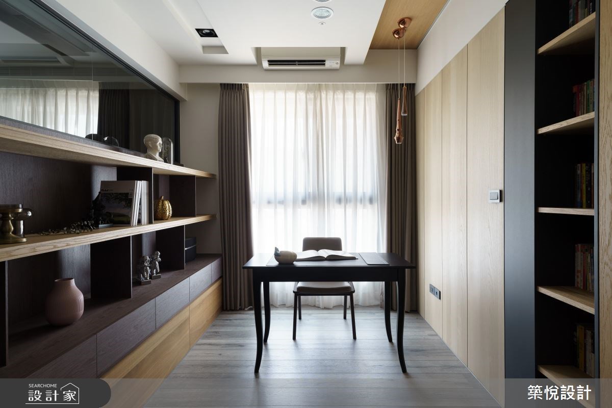 40坪新成屋(5年以下)＿混搭風書房工作區案例圖片＿築悅空間設計＿築悅_10之16