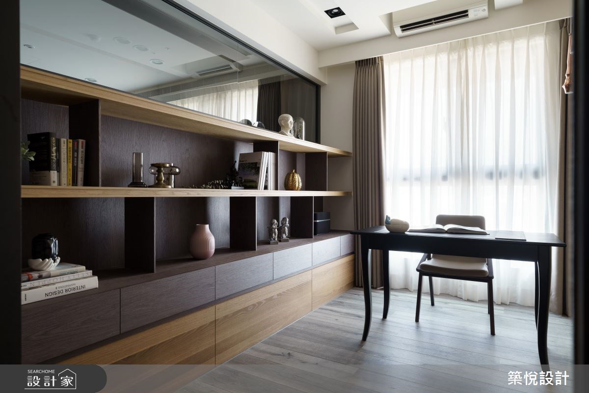 40坪新成屋(5年以下)＿混搭風書房工作區案例圖片＿築悅空間設計＿築悅_10之17