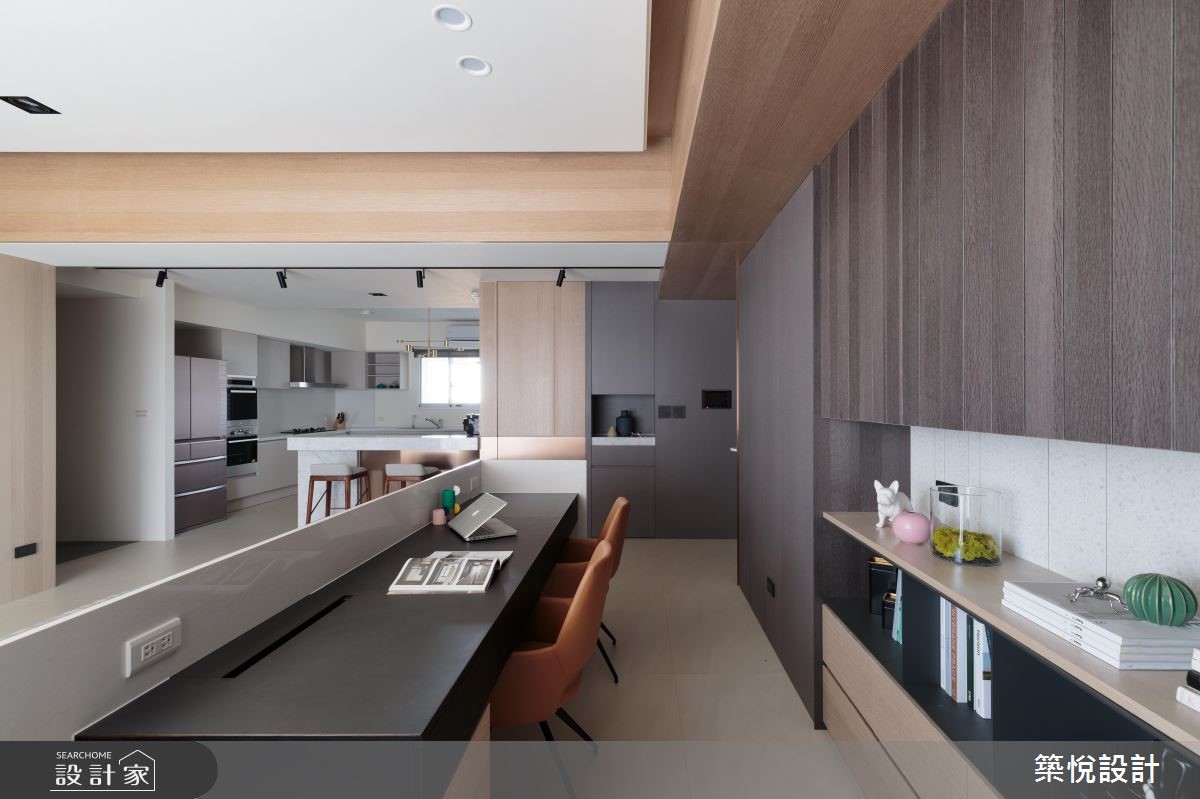 45坪新成屋(5年以下)＿現代風廚房吧檯工作區案例圖片＿築悅空間設計＿築悅_11之10