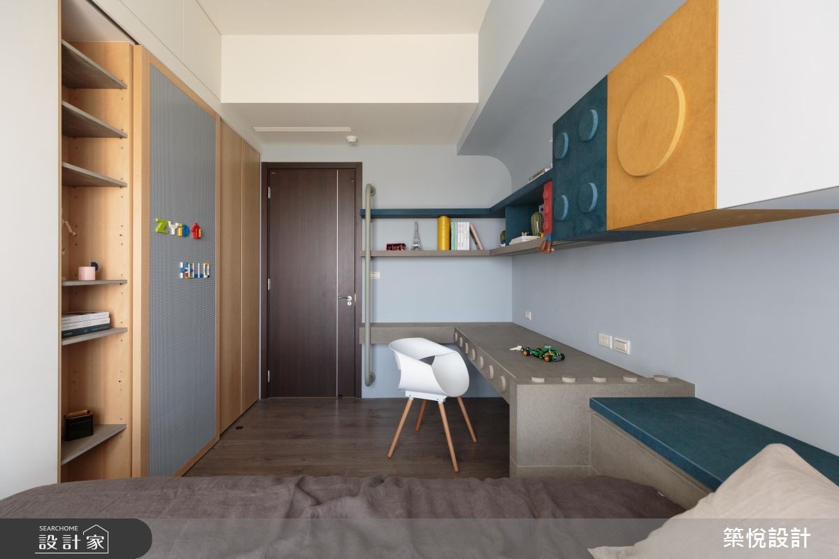 45坪新成屋(5年以下)＿現代風臥室兒童房兒童房客房案例圖片＿築悅空間設計＿築悅_11之12