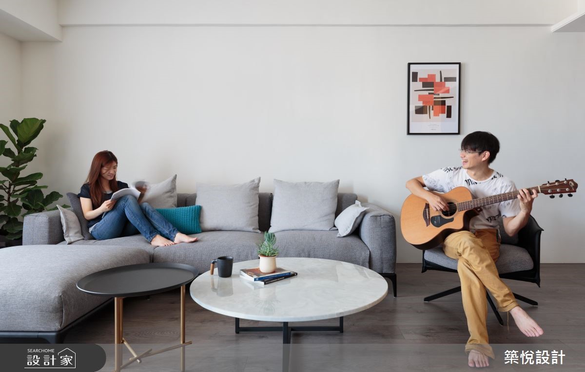 35坪老屋(16~30年)＿工業風客廳案例圖片＿築悅空間設計＿築悅_12之7