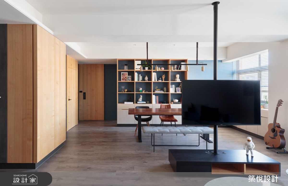 35坪老屋(16~30年)＿工業風客廳工作區案例圖片＿築悅空間設計＿築悅_12之14