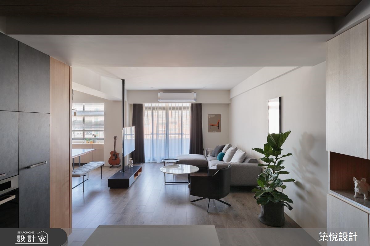 35坪老屋(16~30年)＿工業風客廳案例圖片＿築悅空間設計＿築悅_12之3