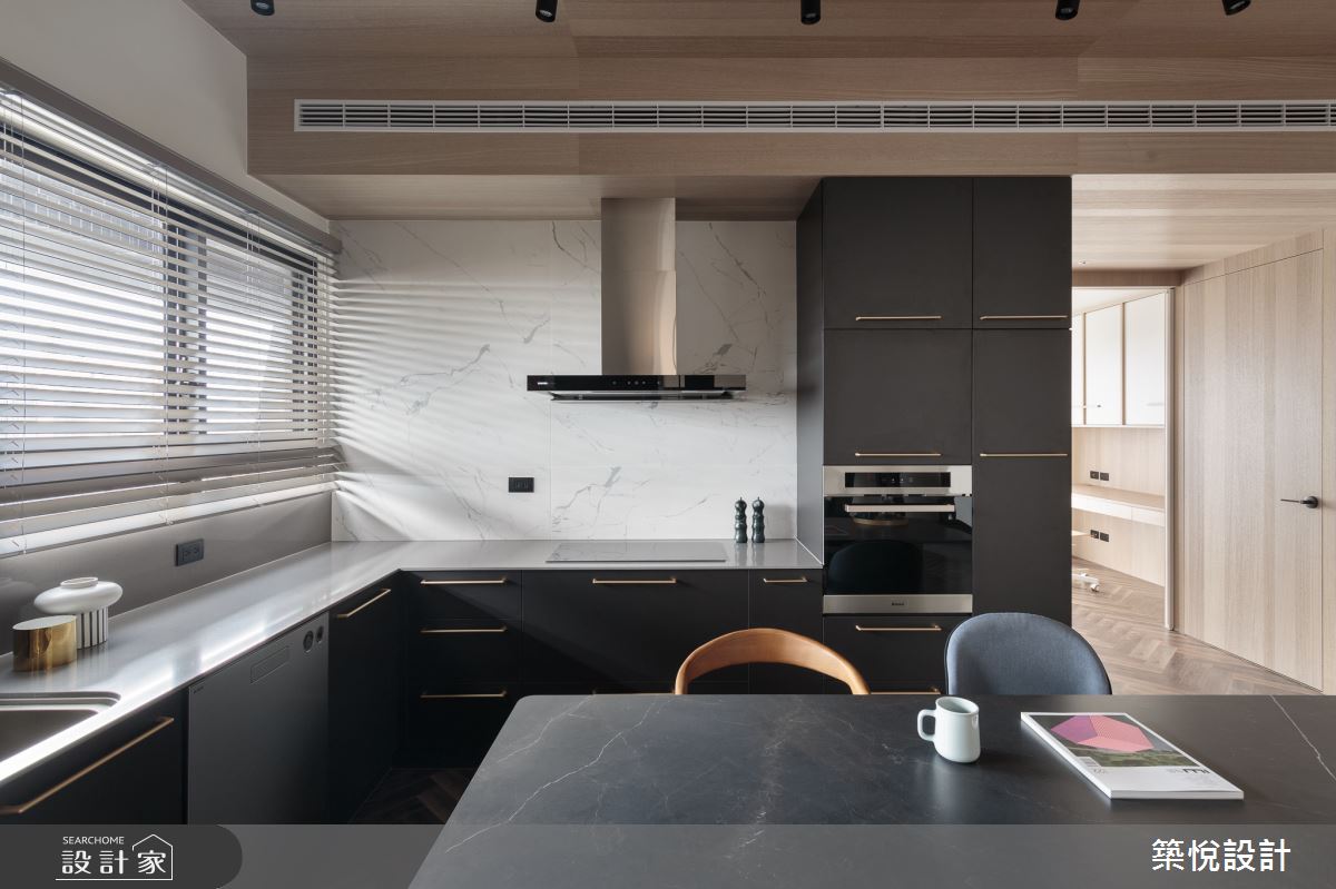 28坪預售屋＿現代風廚房案例圖片＿築悅空間設計＿築悅_13之10
