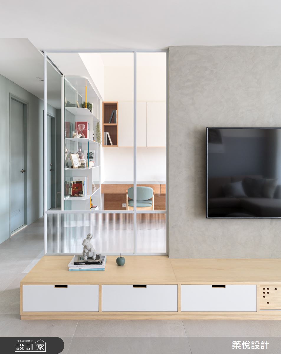 30坪新成屋(5年以下)＿北歐風客廳案例圖片＿築悅空間設計＿築悅_14之9