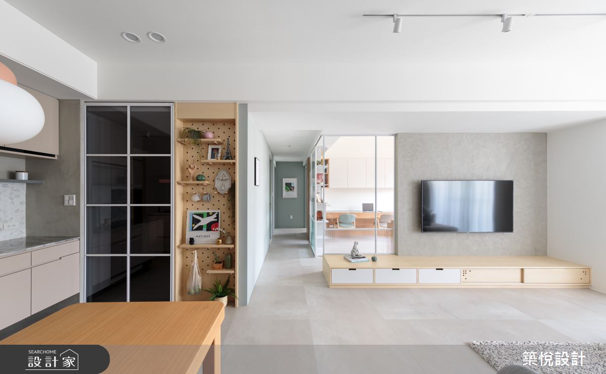 30坪新成屋(5年以下)＿北歐風客廳餐廳案例圖片＿築悅空間設計＿築悅_14之10