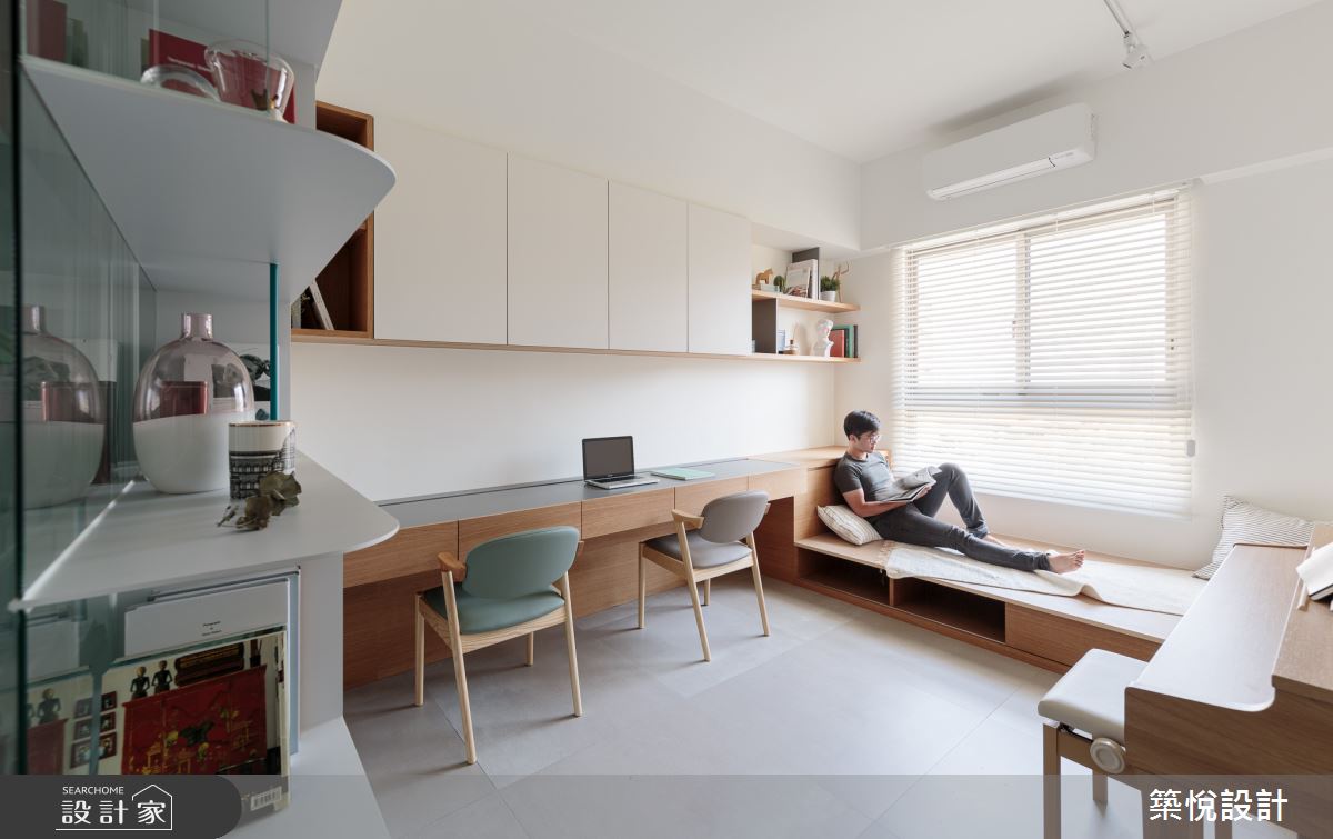 30坪新成屋(5年以下)＿北歐風書房案例圖片＿築悅空間設計＿築悅_14之15