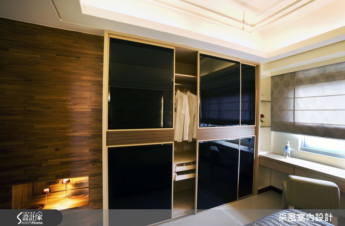 30坪新成屋(5年以下)＿現代風臥室案例圖片＿采風室內設計＿采風_01之15
