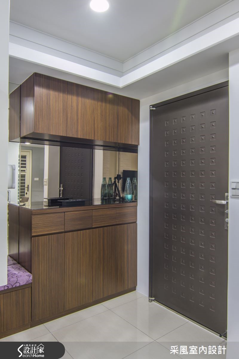 27坪老屋(16~30年)＿現代風玄關案例圖片＿采風室內設計＿采風_02之1