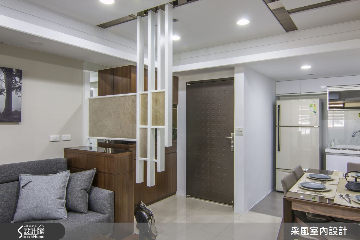 27坪老屋(16~30年)＿現代風玄關案例圖片＿采風室內設計＿采風_02之2