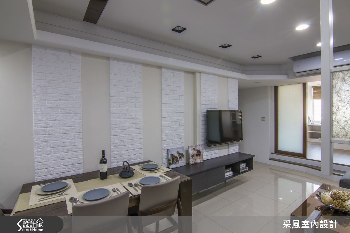 27坪老屋(16~30年)＿現代風客廳餐廳案例圖片＿采風室內設計＿采風_02之6