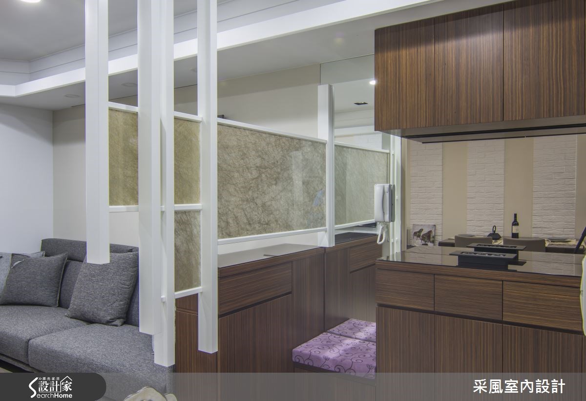 27坪老屋(16~30年)＿現代風玄關案例圖片＿采風室內設計＿采風_02之10