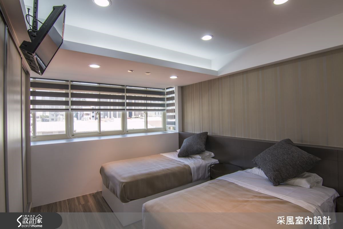 27坪老屋(16~30年)＿現代風臥室案例圖片＿采風室內設計＿采風_02之19