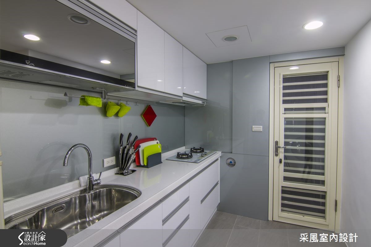 27坪老屋(16~30年)＿現代風廚房案例圖片＿采風室內設計＿采風_02之28