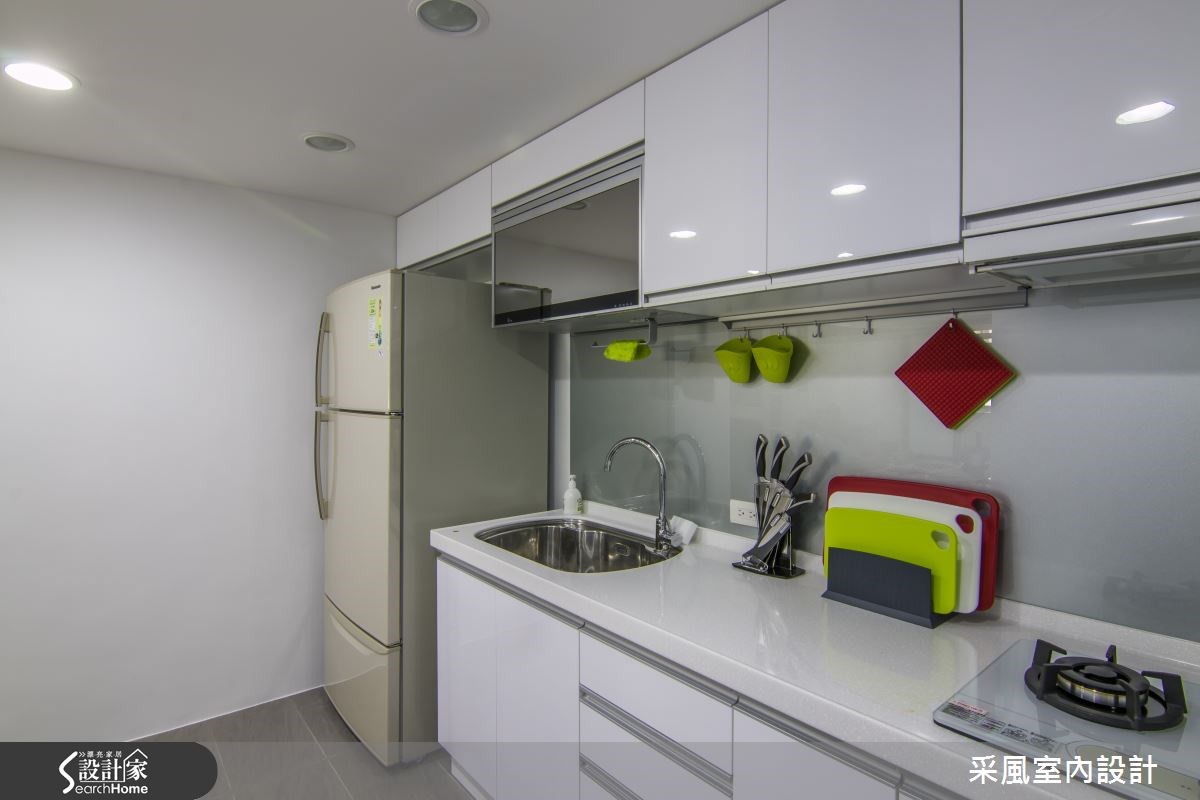 27坪老屋(16~30年)＿現代風廚房案例圖片＿采風室內設計＿采風_02之29
