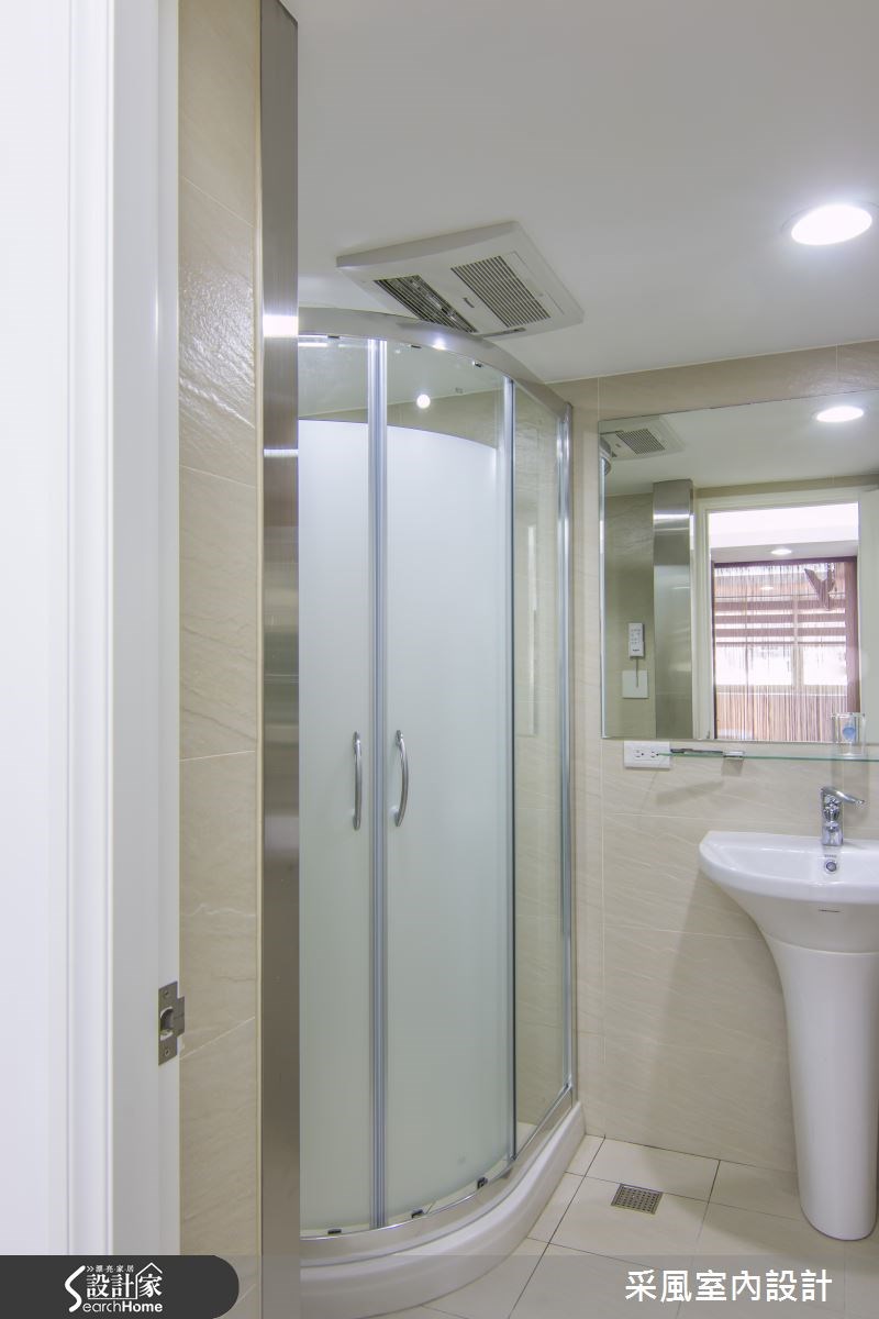 27坪老屋(16~30年)＿現代風浴室案例圖片＿采風室內設計＿采風_02之30