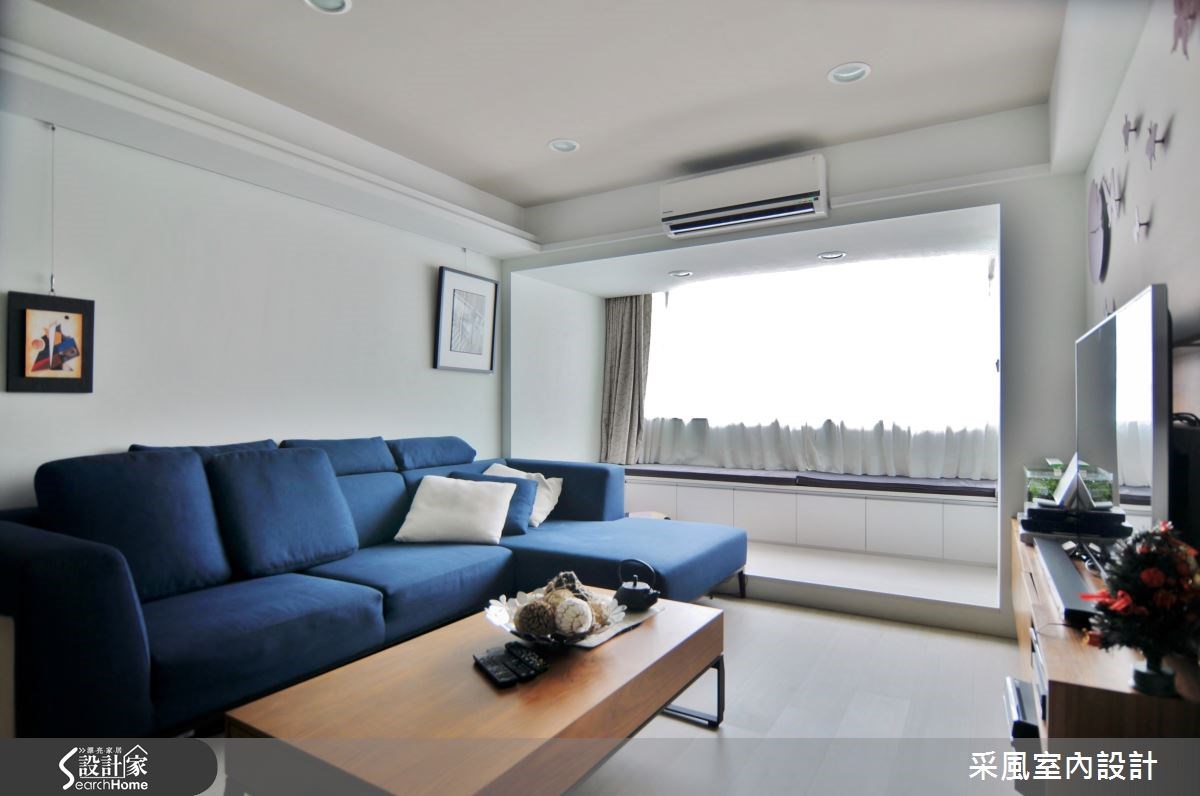 24坪老屋(16~30年)＿簡約風臥室臥榻案例圖片＿采風室內設計＿采風_03之3