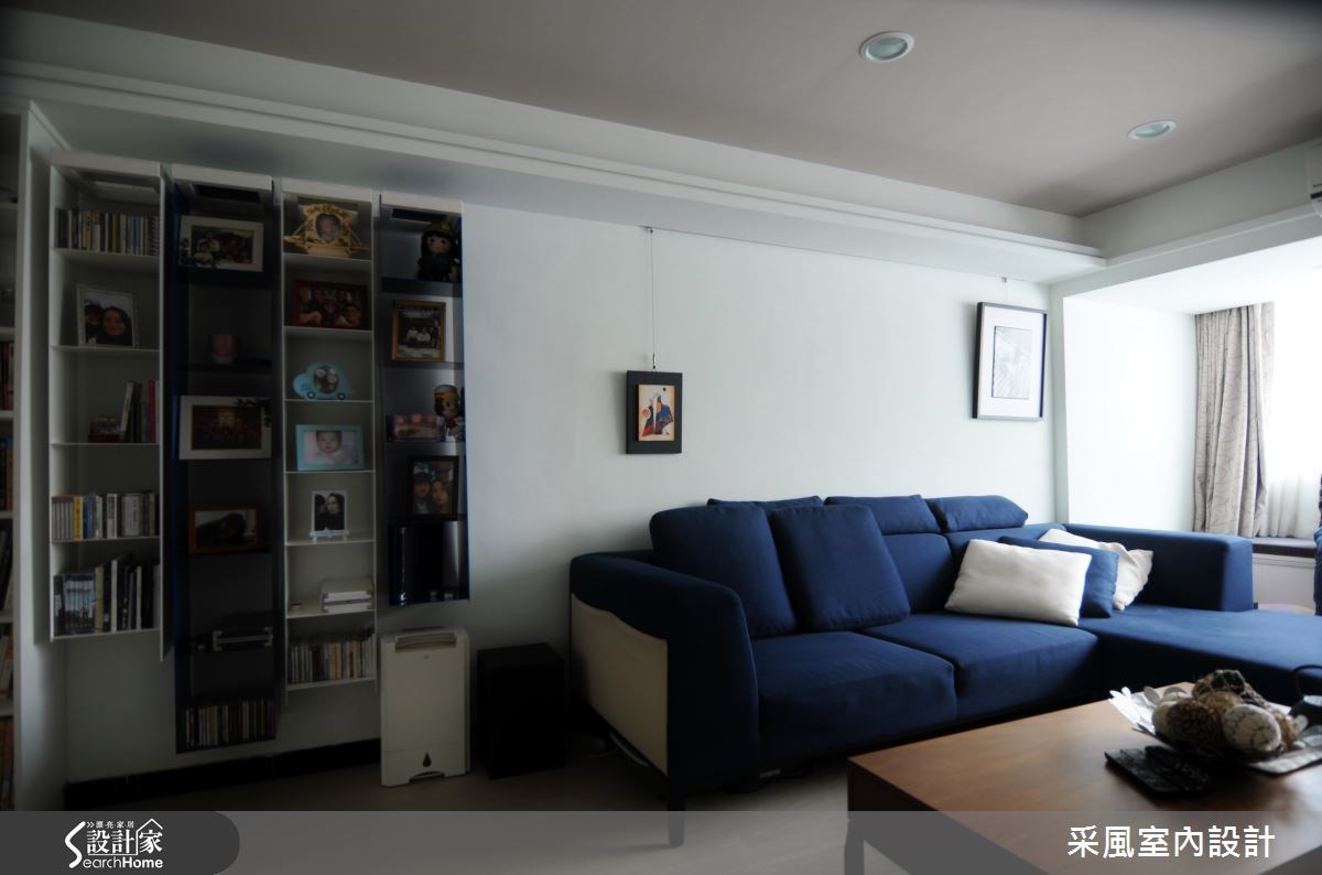 24坪老屋(16~30年)＿簡約風客廳案例圖片＿采風室內設計＿采風_03之5