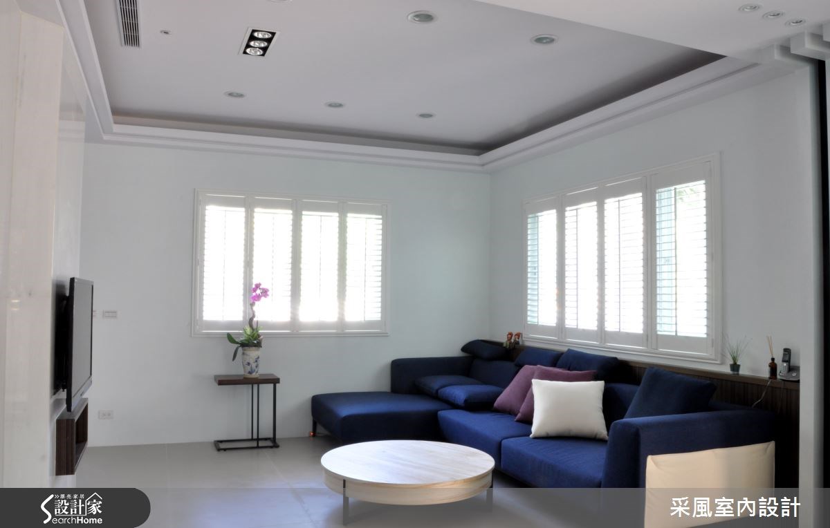 52坪新成屋(5年以下)＿休閒風客廳案例圖片＿采風室內設計＿采風_05之3
