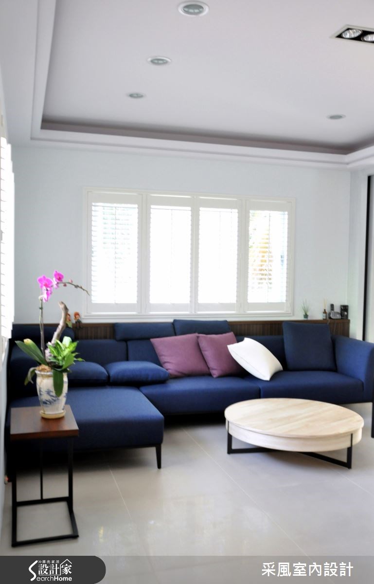 52坪新成屋(5年以下)＿休閒風客廳案例圖片＿采風室內設計＿采風_05之5