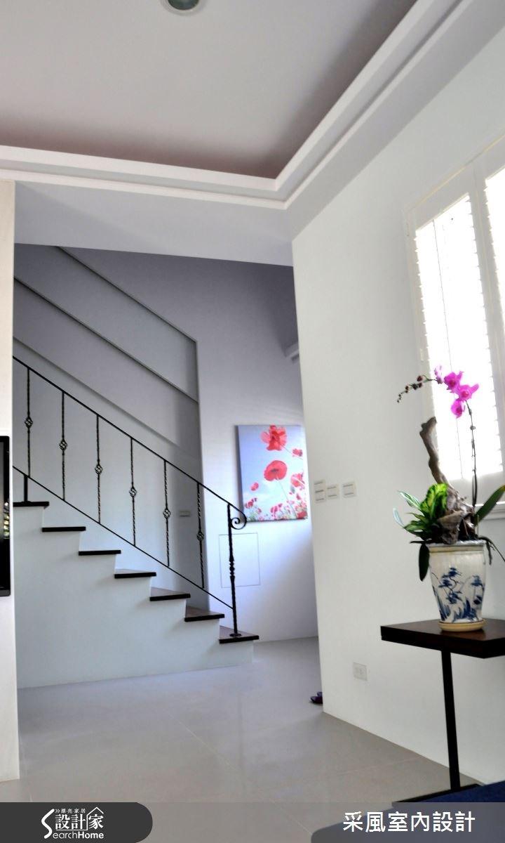 52坪新成屋(5年以下)＿休閒風樓梯走廊案例圖片＿采風室內設計＿采風_05之9