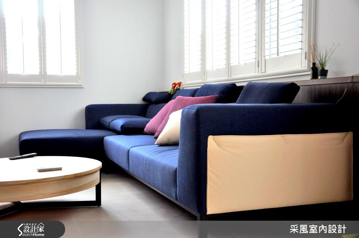 52坪新成屋(5年以下)＿休閒風客廳案例圖片＿采風室內設計＿采風_05之6