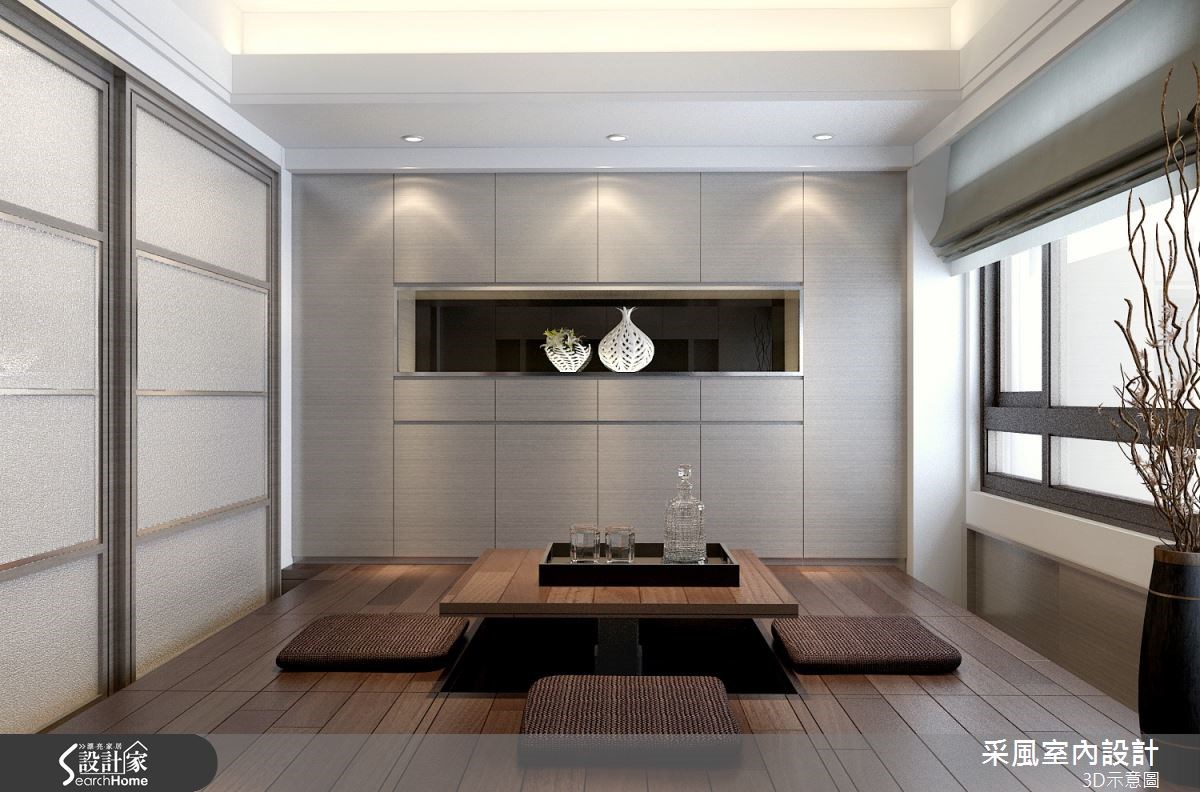 83坪新成屋(5年以下)＿現代風和室案例圖片＿采風室內設計＿采風_06之17