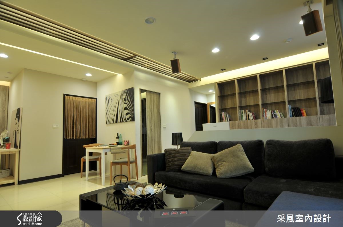 25坪老屋(16~30年)＿簡約風客廳案例圖片＿采風室內設計＿采風_07之5