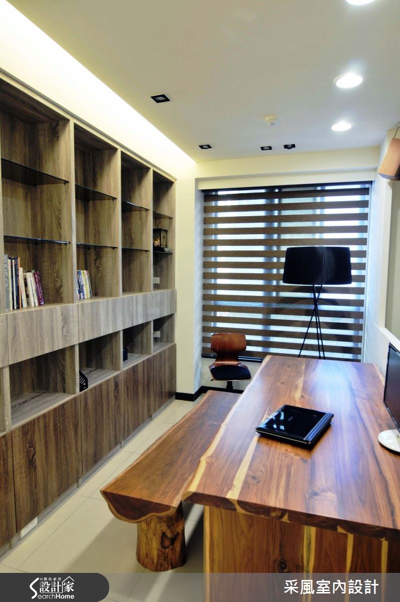 25坪老屋(16~30年)＿簡約風書房案例圖片＿采風室內設計＿采風_07之8