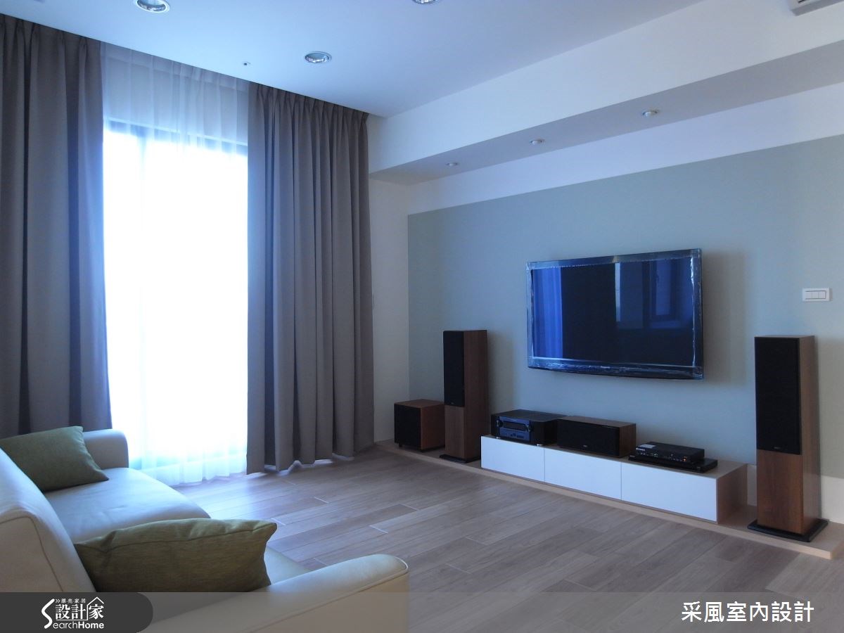 40坪新成屋(5年以下)＿北歐風客廳案例圖片＿采風室內設計＿采風_08之3