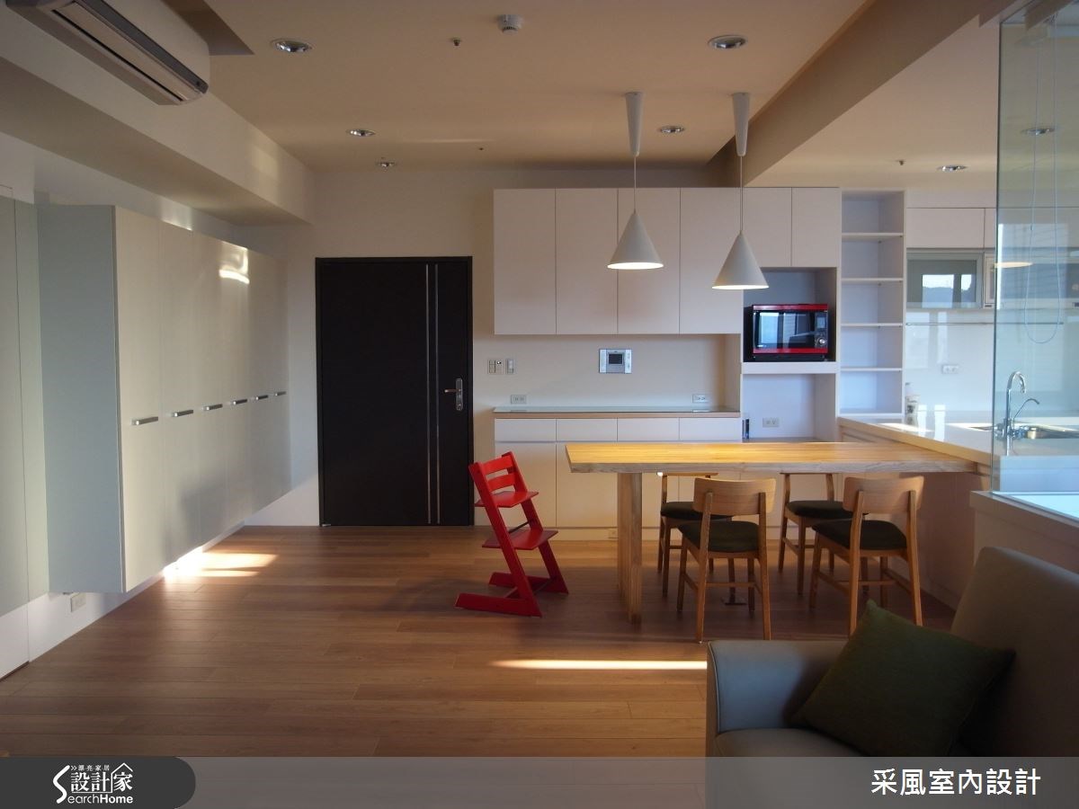 40坪新成屋(5年以下)＿北歐風玄關餐廳廚房案例圖片＿采風室內設計＿采風_08之5