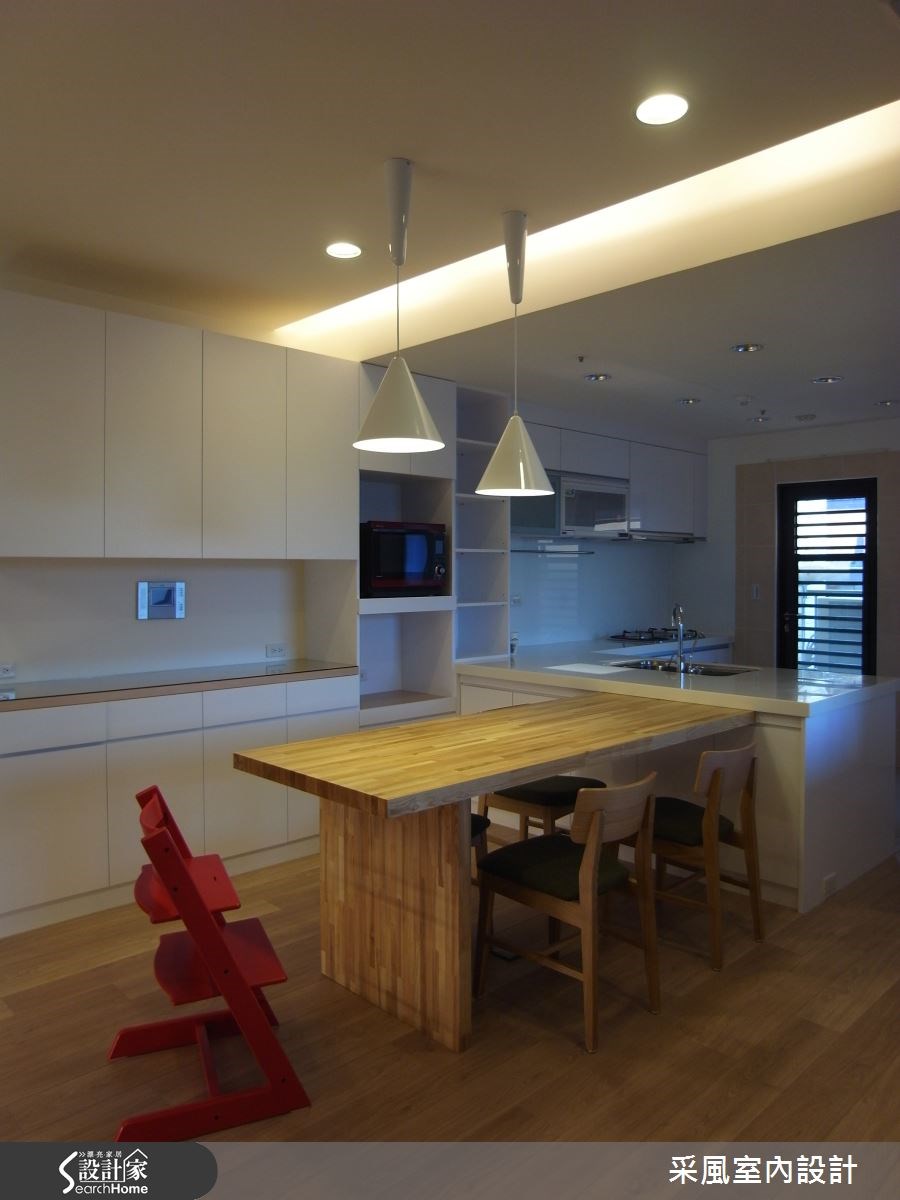 40坪新成屋(5年以下)＿北歐風餐廳廚房案例圖片＿采風室內設計＿采風_08之8