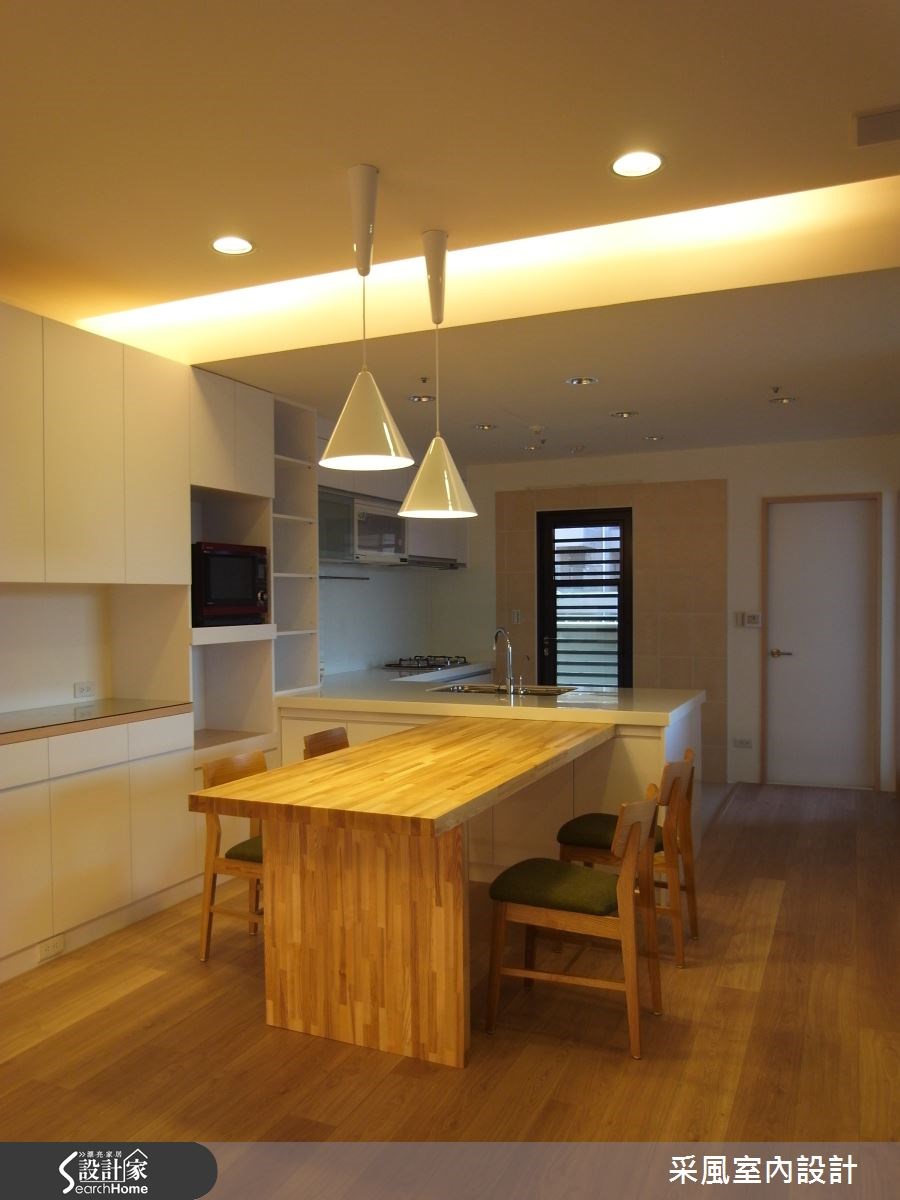40坪新成屋(5年以下)＿北歐風餐廳廚房案例圖片＿采風室內設計＿采風_08之9