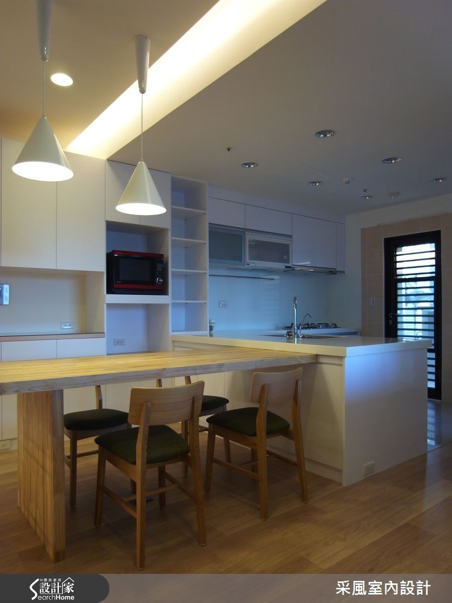 40坪新成屋(5年以下)＿北歐風餐廳廚房案例圖片＿采風室內設計＿采風_08之10