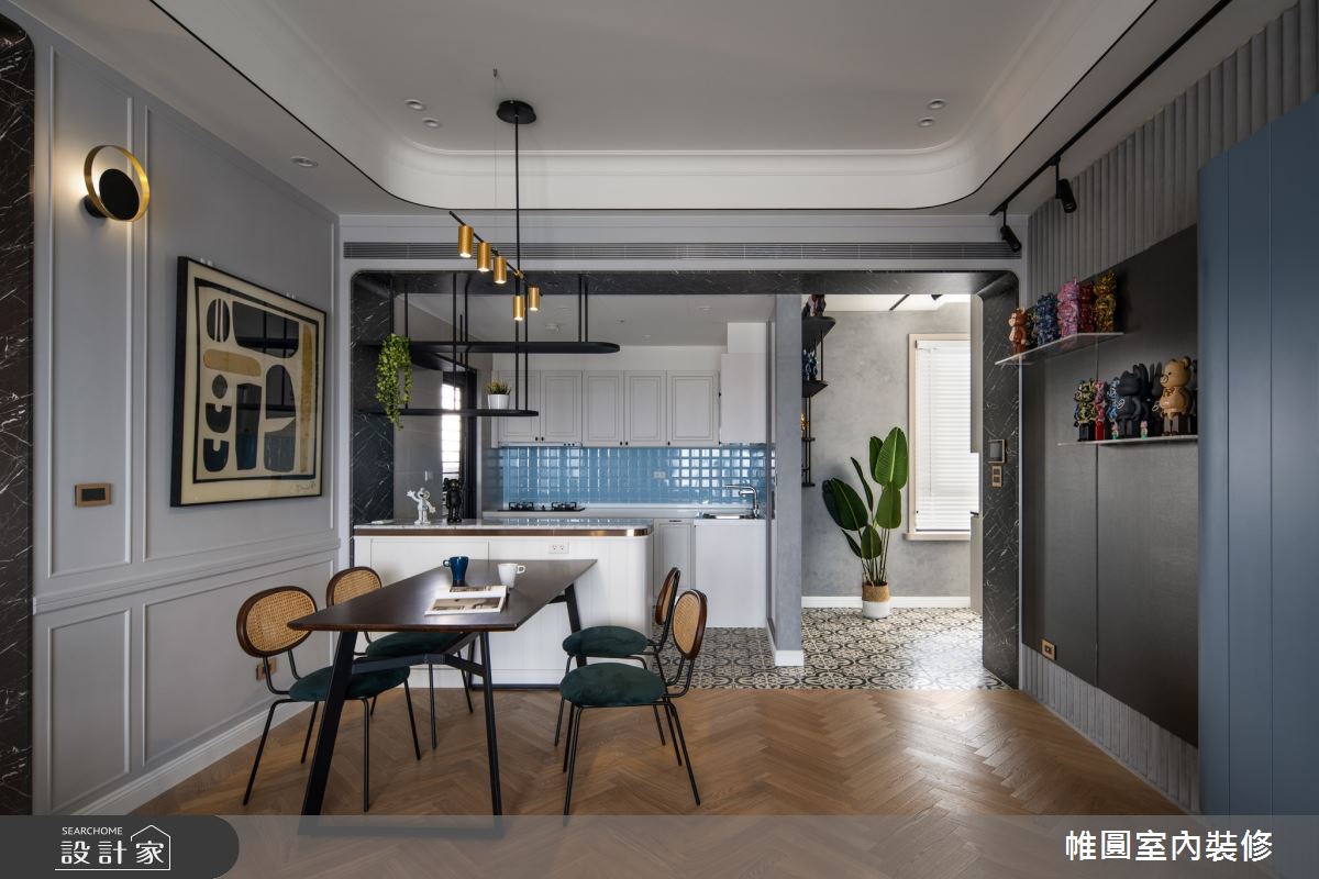 48坪新成屋(5年以下)＿美式風餐廳案例圖片＿帷圓‧定制 circle＿帷圓_美室Be@rbrick之6