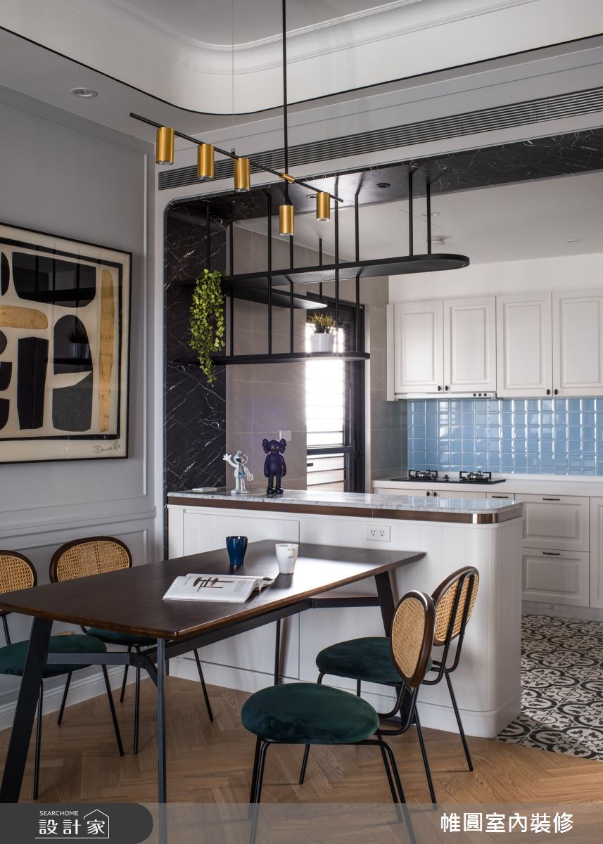 48坪新成屋(5年以下)＿美式風餐廳案例圖片＿帷圓‧定制 circle＿帷圓_美室Be@rbrick之4