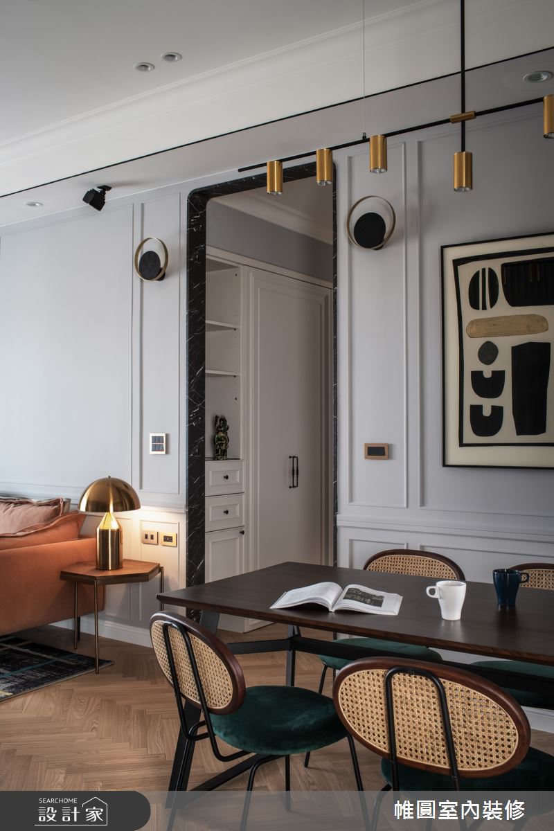 48坪新成屋(5年以下)＿美式風餐廳案例圖片＿帷圓‧定制 circle＿帷圓_美室Be@rbrick之5