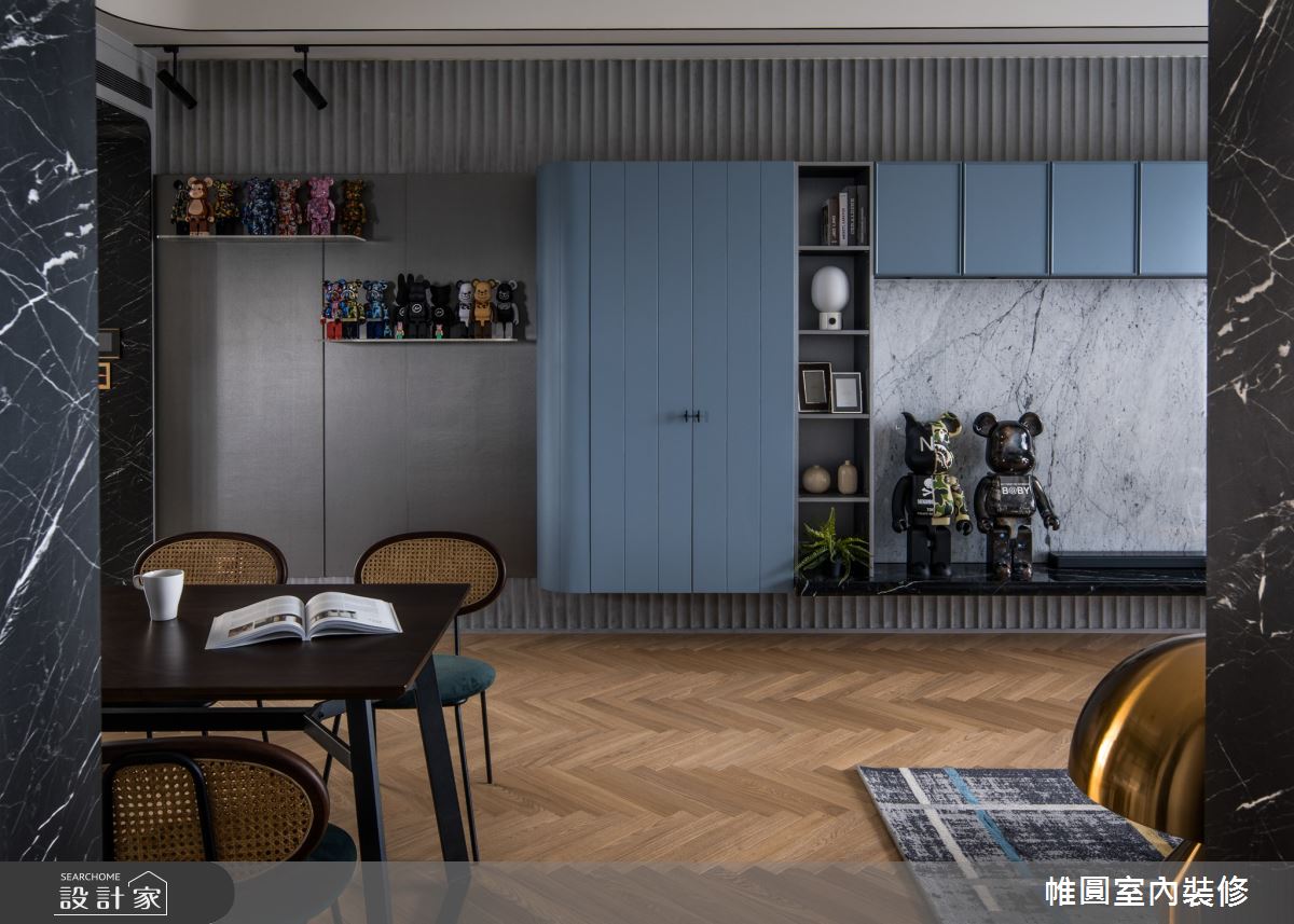 48坪新成屋(5年以下)＿美式風客廳餐廳案例圖片＿帷圓‧定制 circle＿帷圓_美室Be@rbrick之7
