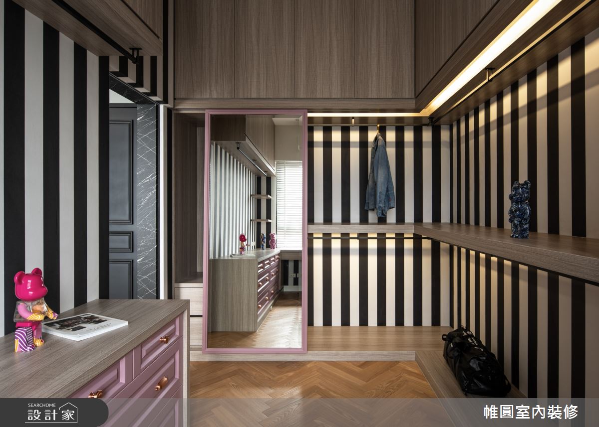 48坪新成屋(5年以下)＿美式風更衣間案例圖片＿帷圓‧定制 circle＿帷圓_美室Be@rbrick之15