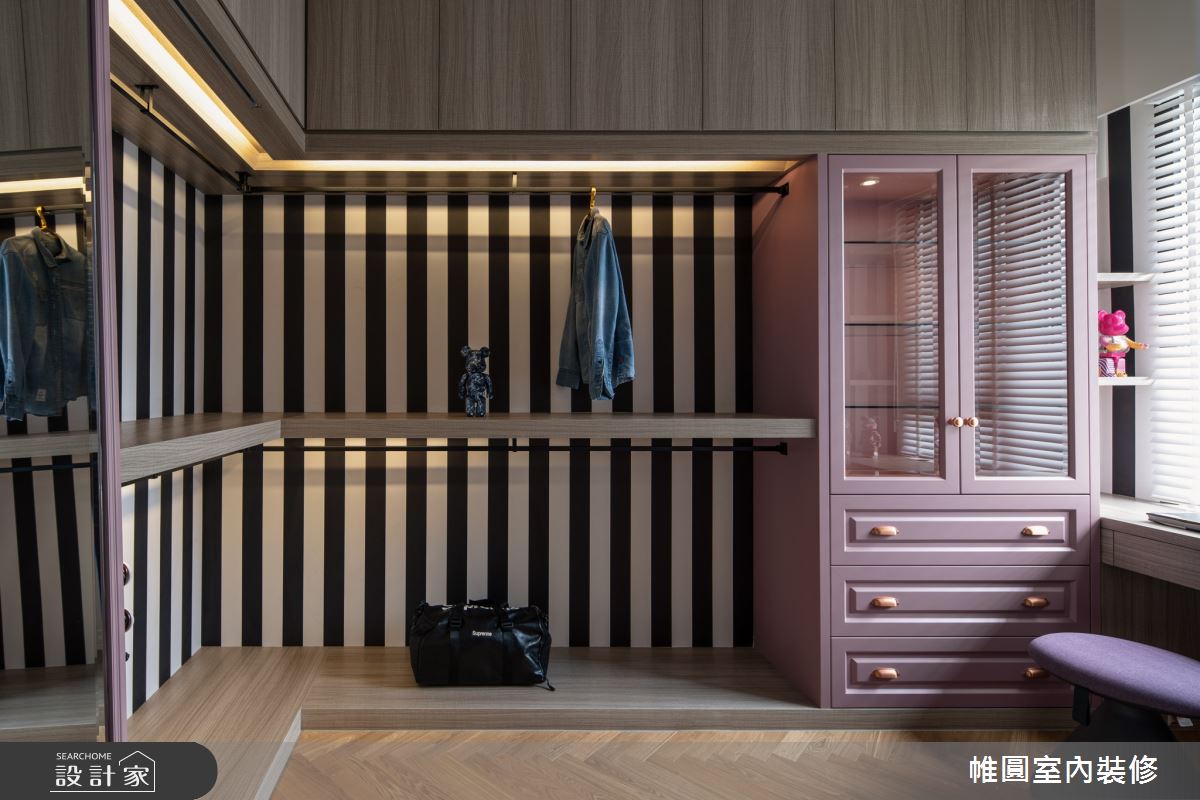 48坪新成屋(5年以下)＿美式風更衣間案例圖片＿帷圓‧定制 circle＿帷圓_美室Be@rbrick之14