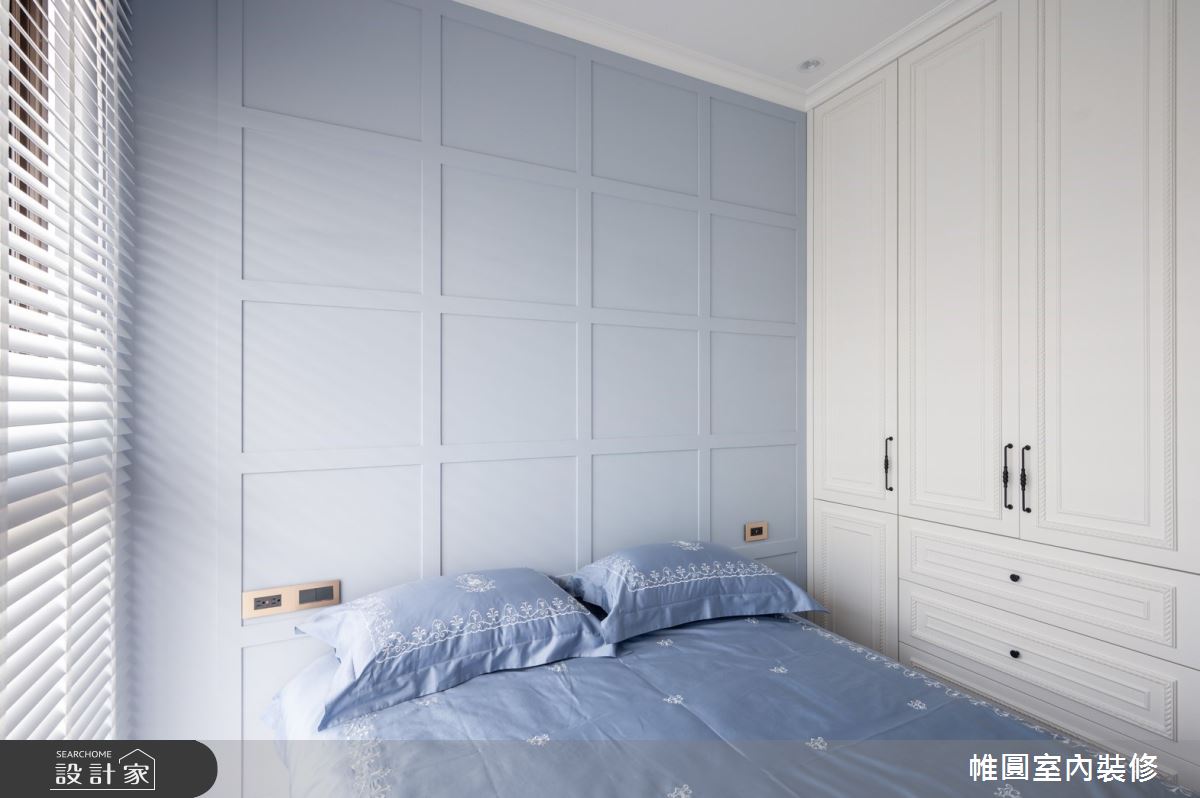 42坪新成屋(5年以下)＿美式風臥室案例圖片＿帷圓‧定制 circle＿帷圓_迷上優雅•牡丹之20