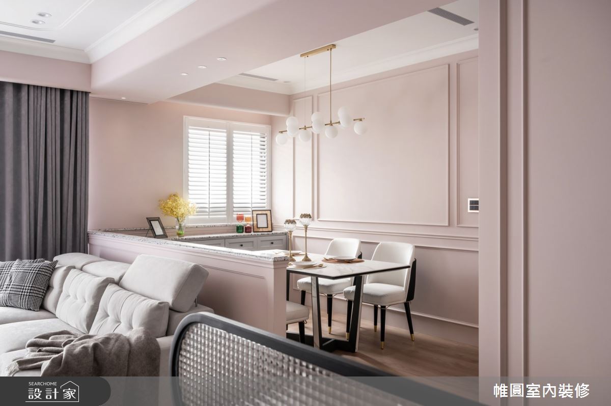 42坪新成屋(5年以下)＿美式風案例圖片＿帷圓‧定制 circle＿帷圓_迷上優雅•牡丹之13