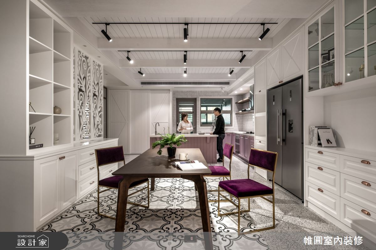 80坪新成屋(5年以下)＿鄉村風餐廳案例圖片＿帷圓‧定制 circle＿帷圓_甜美村境之13