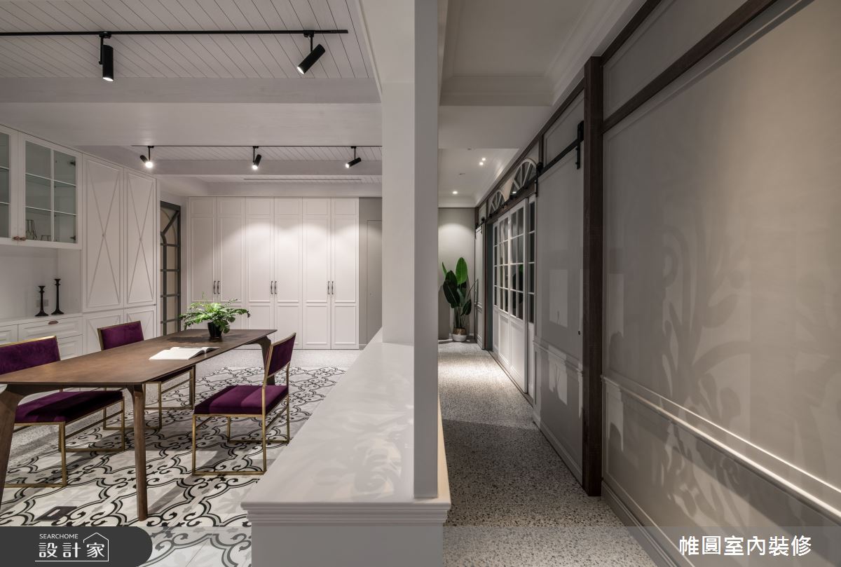 80坪新成屋(5年以下)＿鄉村風餐廳案例圖片＿帷圓‧定制 circle＿帷圓_甜美村境之14