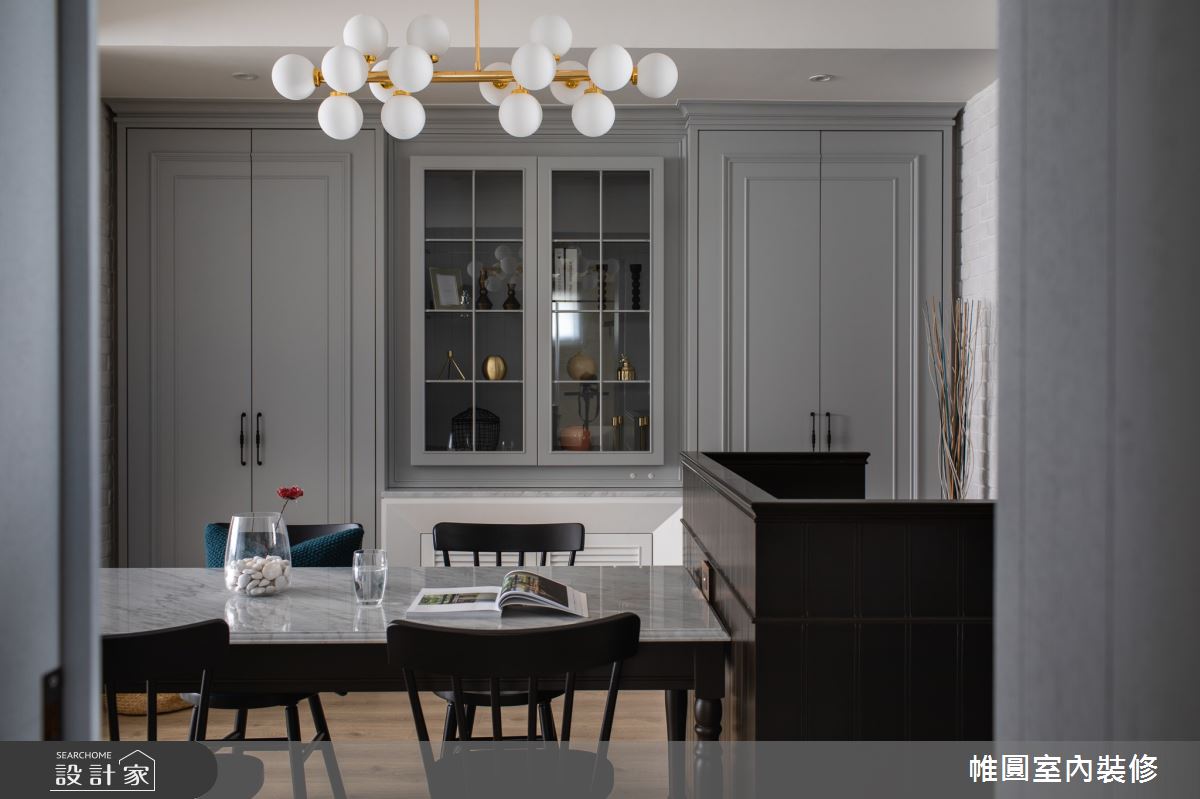 35坪老屋(31~40年)＿美式風餐廳案例圖片＿帷圓‧定制 circle＿帷圓_三十而立•從心開始之3