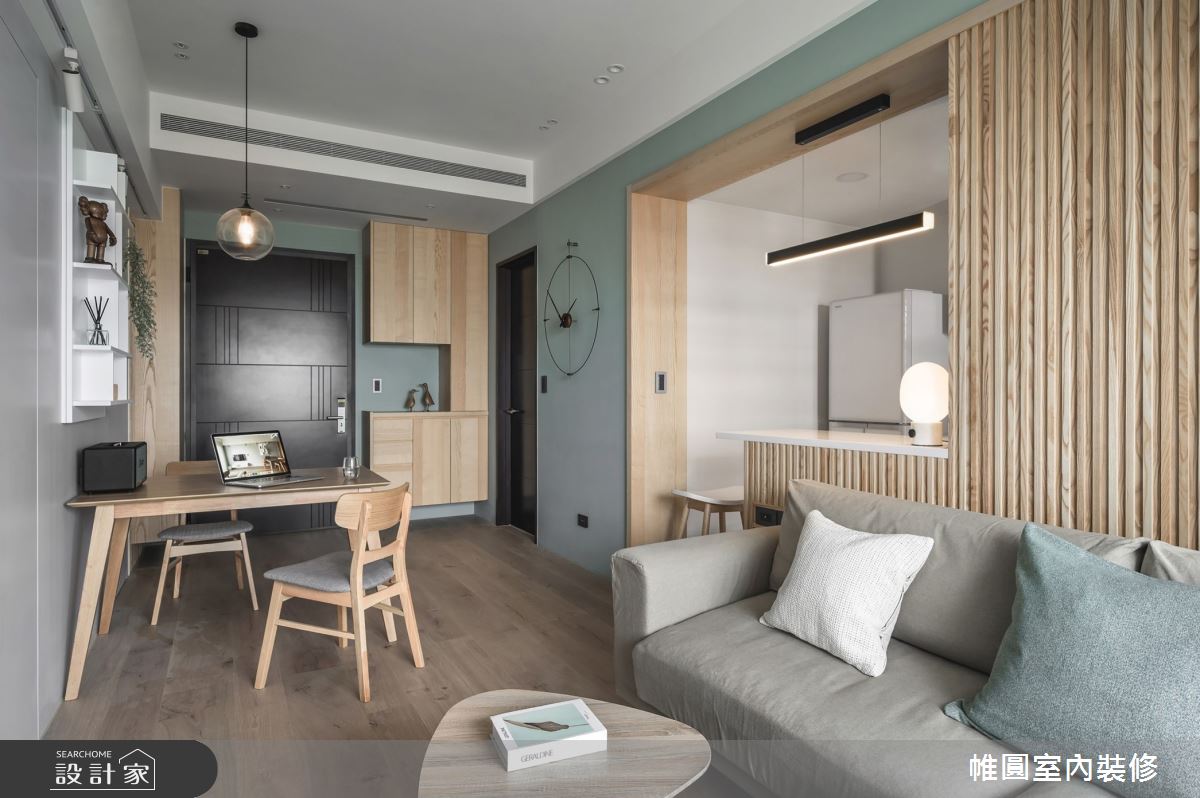 25坪新成屋(5年以下)＿簡約風客廳餐廳案例圖片＿帷圓‧定制 circle＿帷圓_小日子之9
